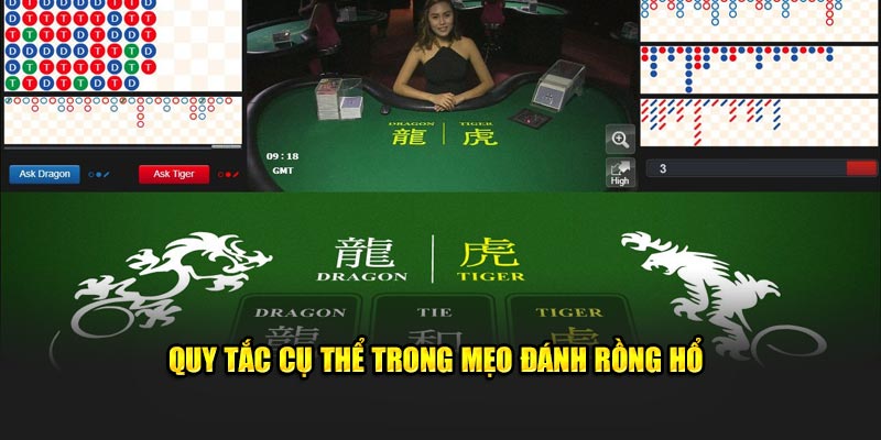 Quy tắc cụ thể trong mẹo đánh rồng hổ